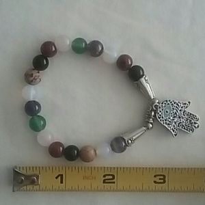 Chakra stones stretchy bracelet